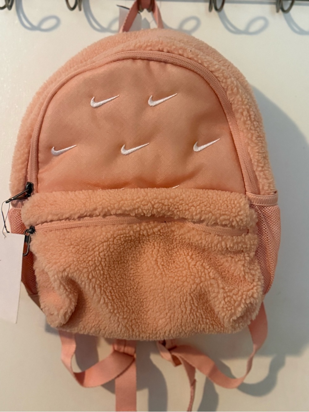 Nike Kids' Peach Sherpa Mini Backpack - NWT